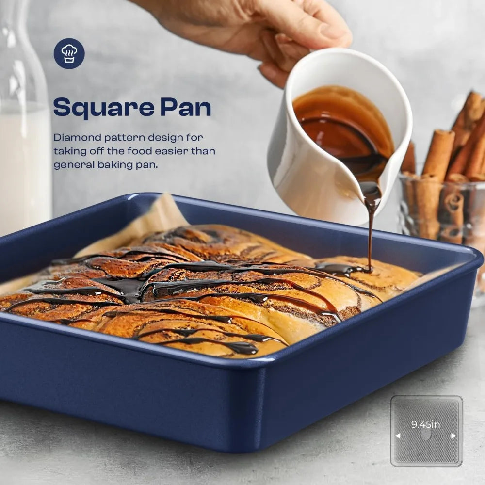 Nonstick Bakeware Set Bake Sheets And Cookie Pans Oven