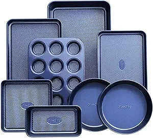 Nonstick Bakeware Set Bake Sheets And Cookie Pans Oven