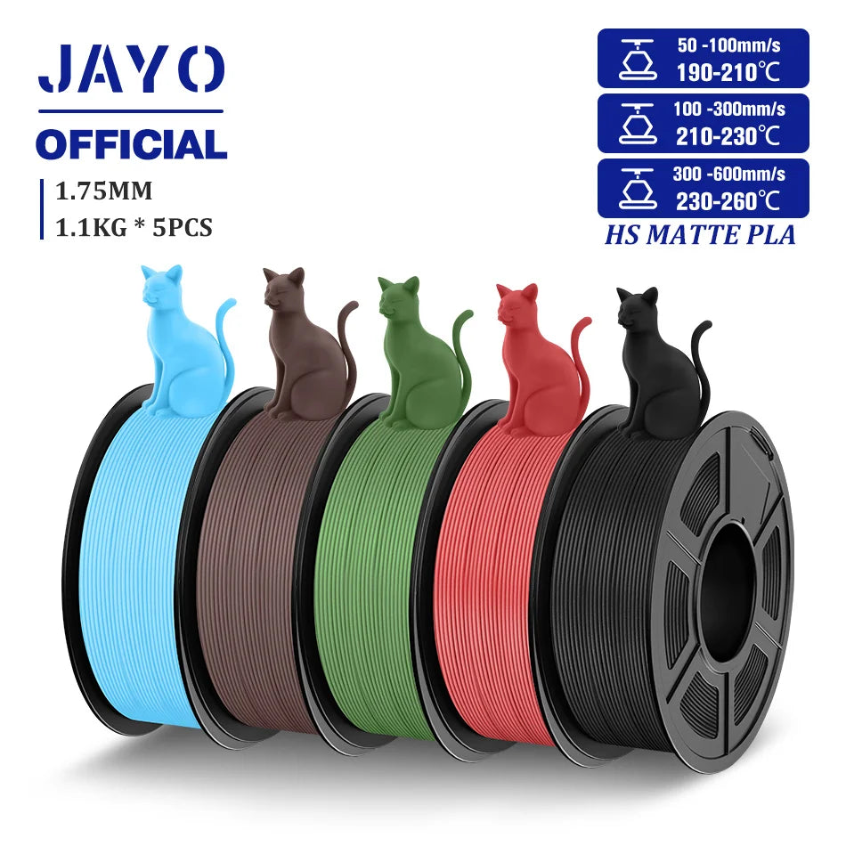 JAYO PLA Matte High Speed 3D Printer Filament Classic