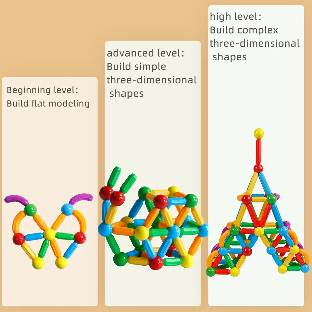 Romboss Magnetic DIY Construction Kit For Kids Montessori