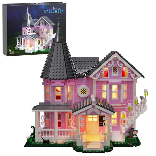 Palace Building Blocks Set With Lights Horror Haunted House