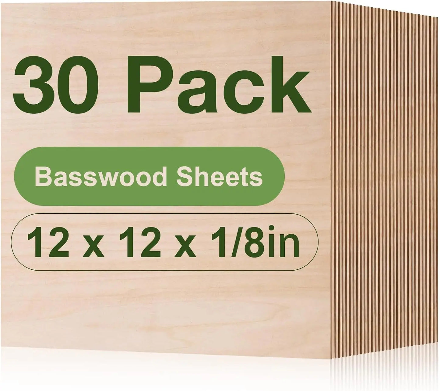 Robotime Basswood Sheets Pack Plywood For Laser Cutting
