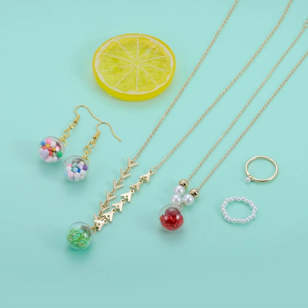 St.kunkkaCharms Glass Ball Star Charms 10Pcs DIY Jewelry