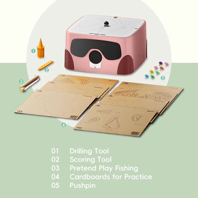 BeaverBot C1 Safe Cardboard Construction Tool Kit for Kids
