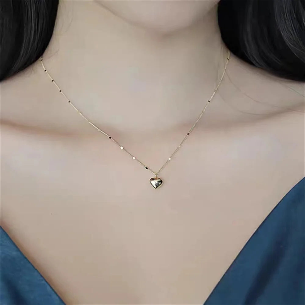 Zhejiang Simple Love Pendant Necklace for Women Fashion