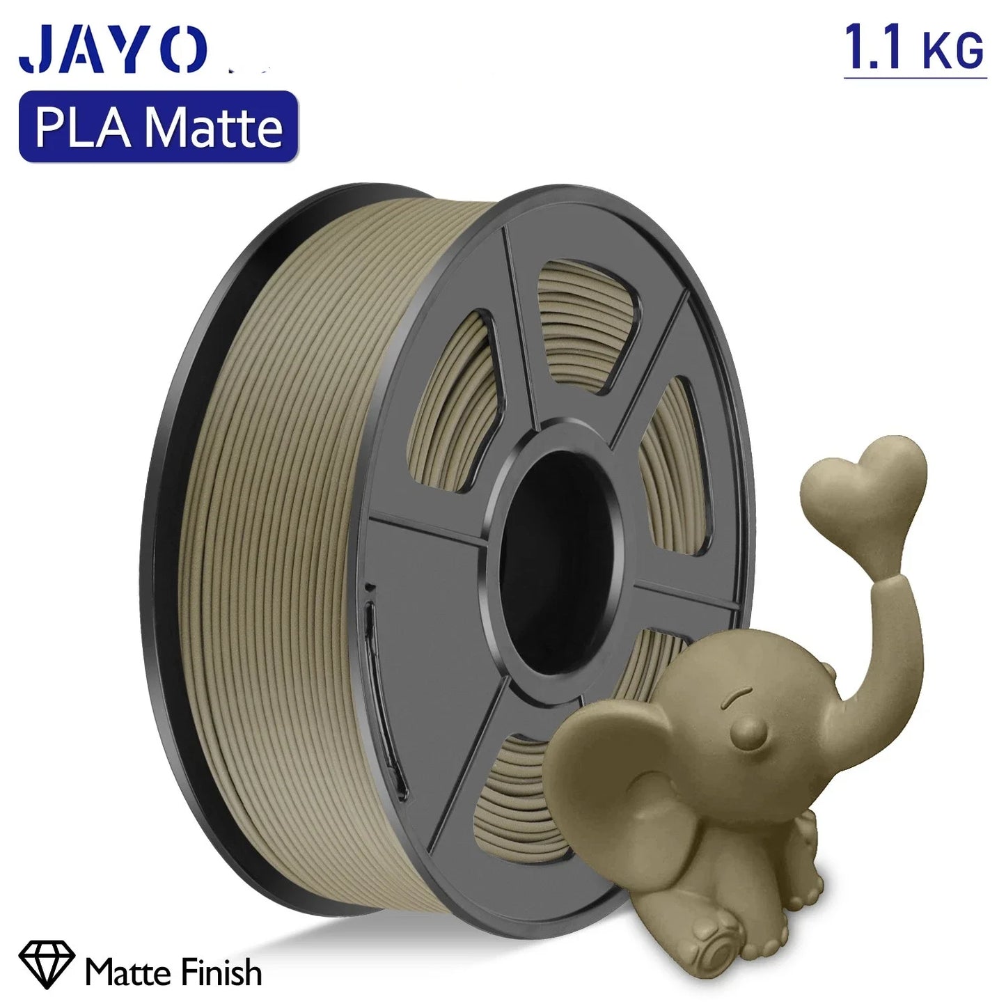 JAYO Matte PLA Filament For 3D Printing Superior Finish