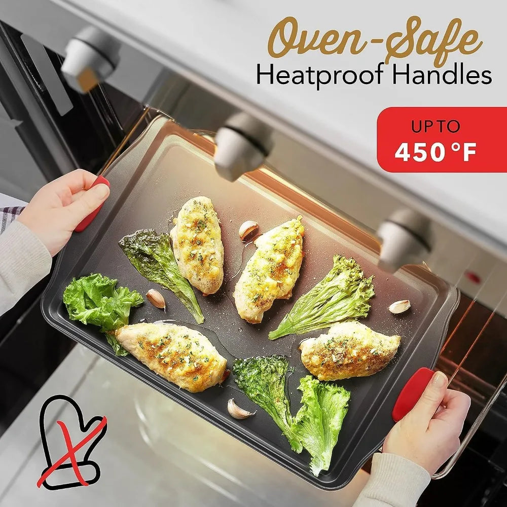 Nonstick 15 Piece Bakeware Set Muffin Pan And Cake Pan