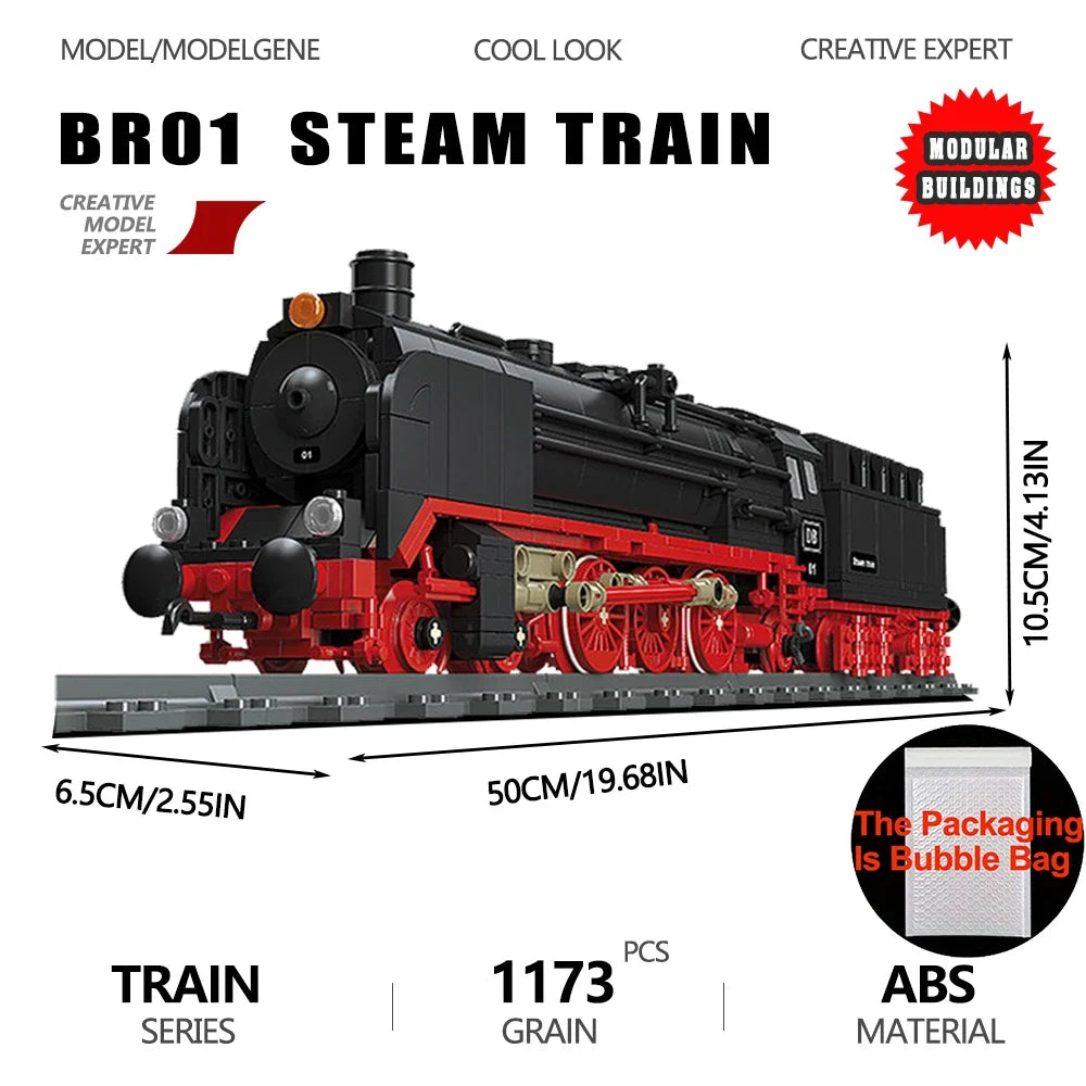 CN Guangdong Spring Crocodile Locomotive Train Blocks Set