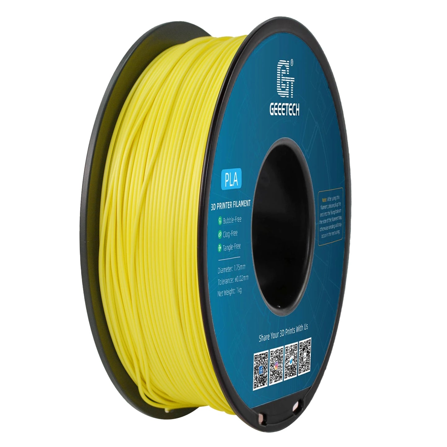 Geeetech Standard PLA Filament for 3D Printing Enthusiasts