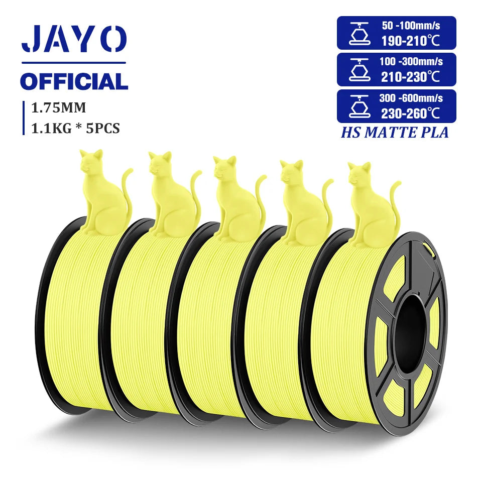 JAYO PLA Matte High Speed 3D Printer Filament Classic