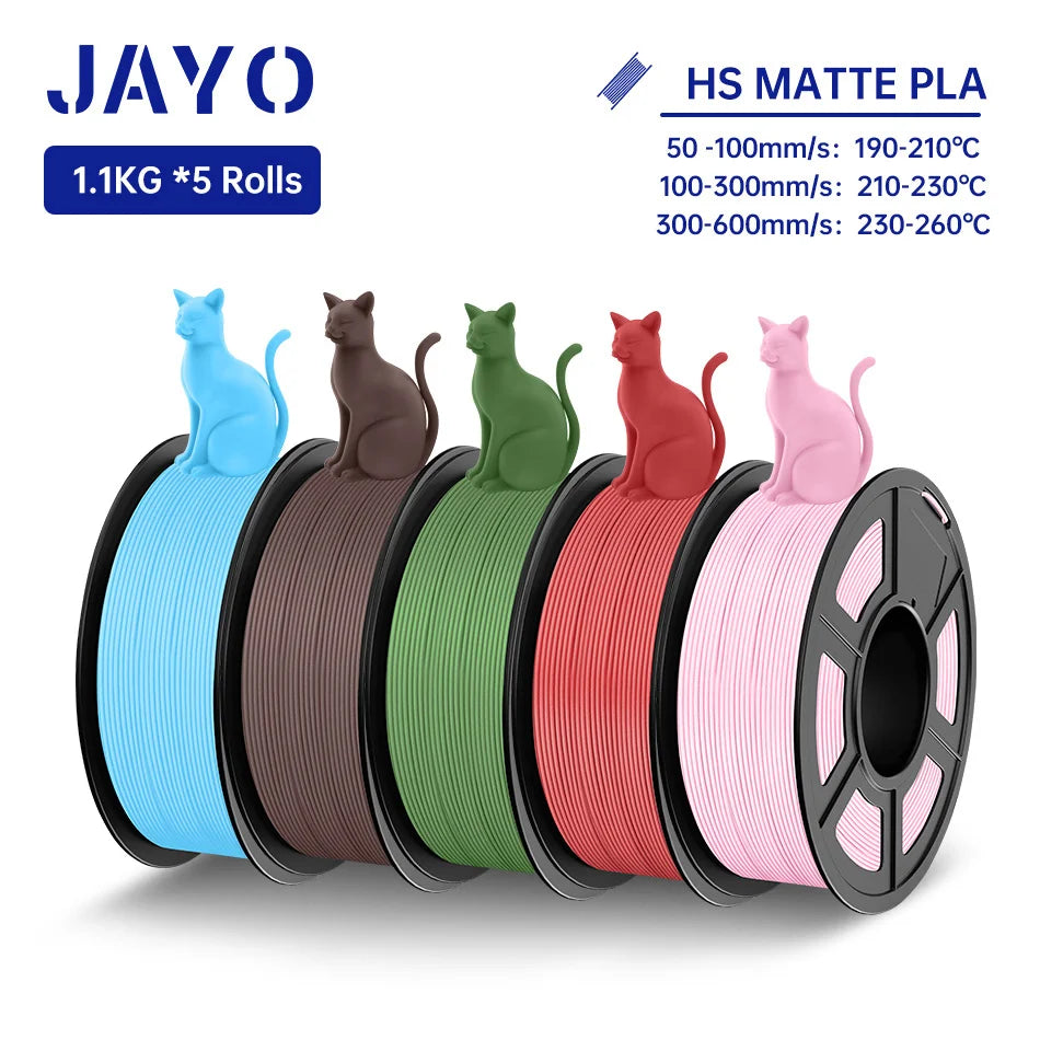 JAYO High Speed Matte PLA Filament For 3D Printing Pro