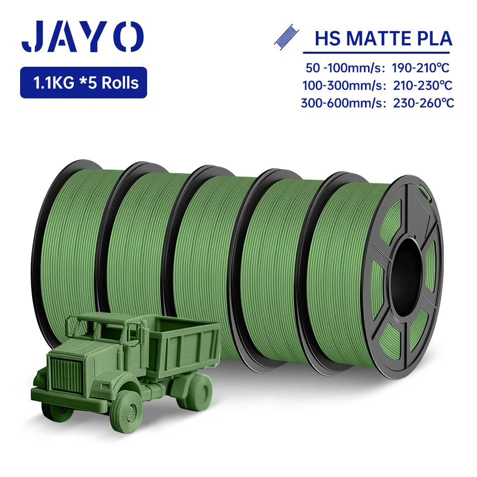 JAYO High Speed Matte PLA Filament For 3D Printing Pro