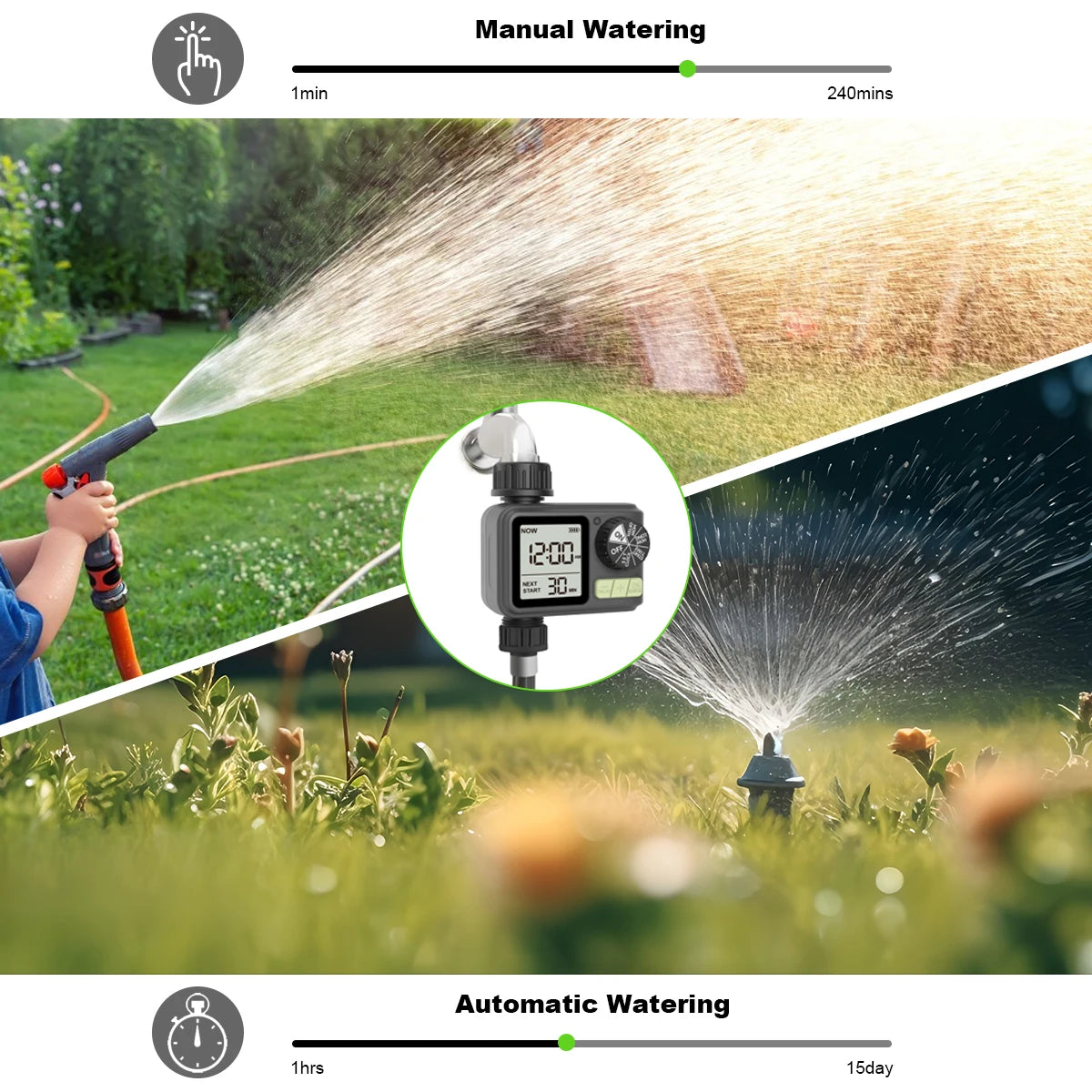 Eshico HCT M05 Automatic Water Timer Garden Sprinkler