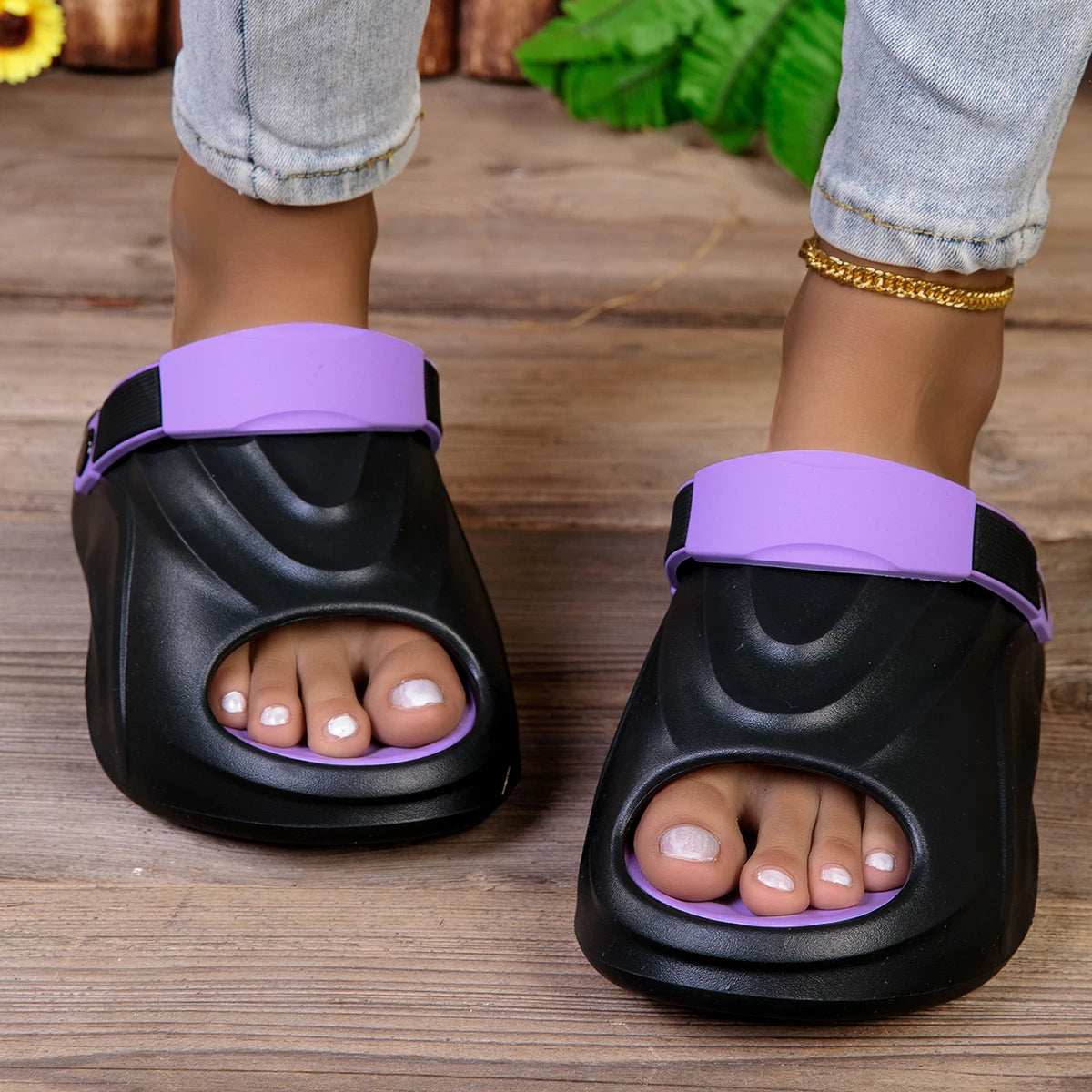 Summer Slip Resistant Women Sandals Casual Beach Slippers