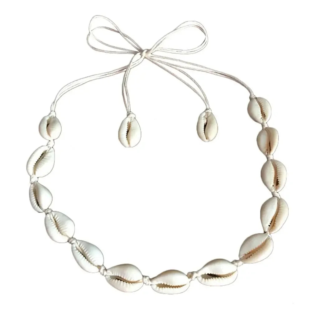CN Boho Shell Choker Necklace For Women Girls Summer Fashion