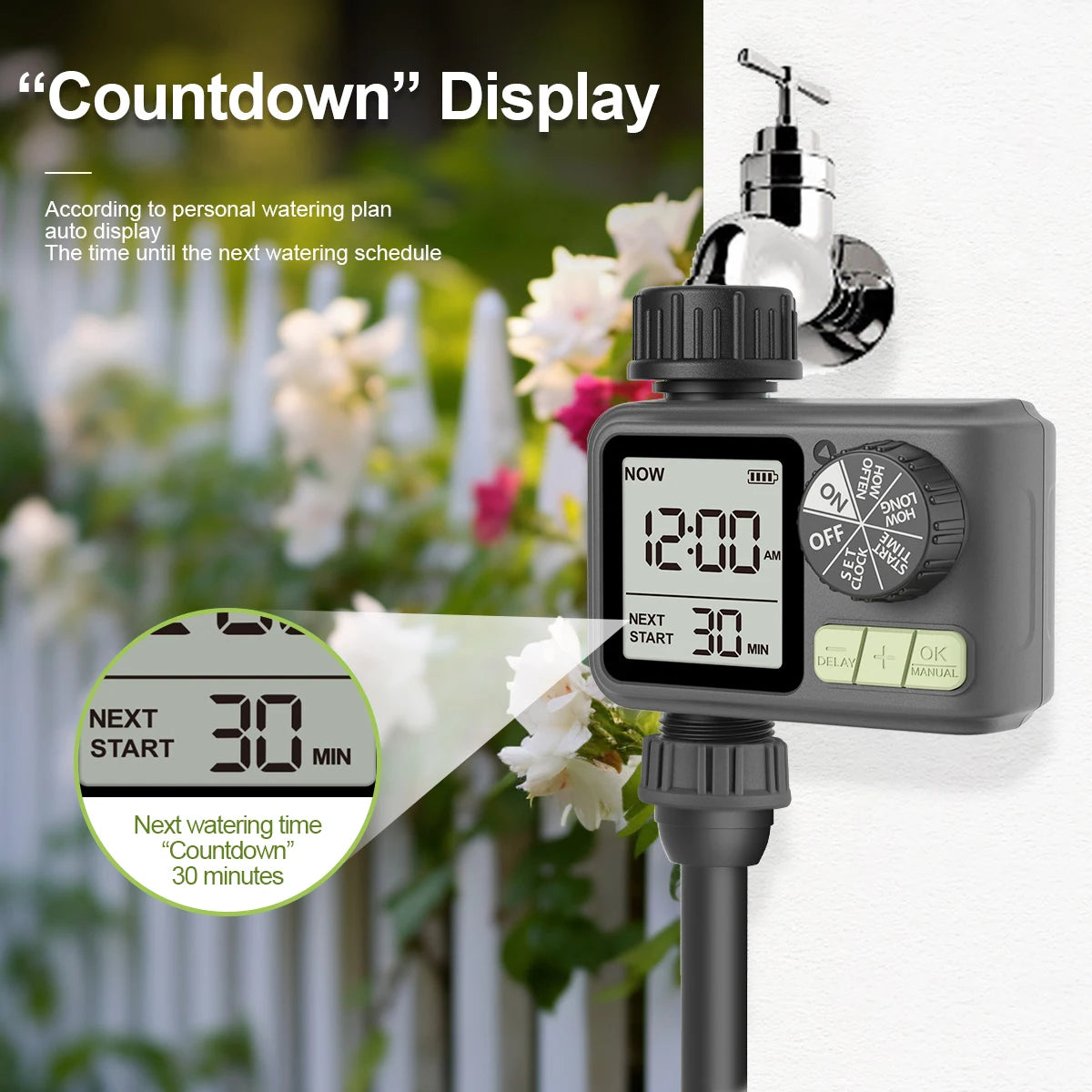 Eshico HCT M05 Automatic Water Timer Garden Sprinkler