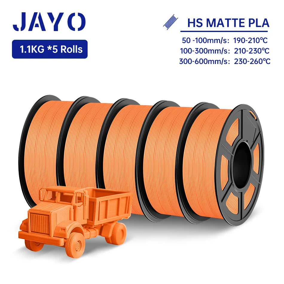 JAYO High Speed Matte PLA Filament For 3D Printing Pro