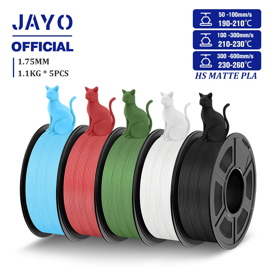 JAYO PLA Matte High Speed 3D Printer Filament Classic