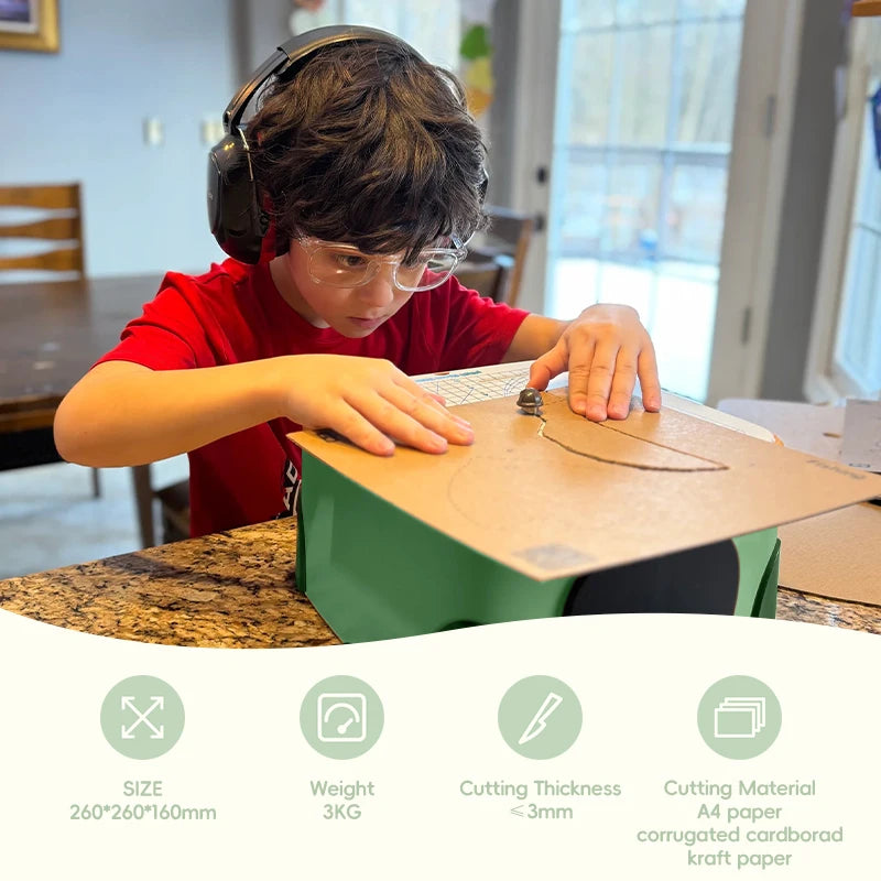 BeaverBot C1 Safe Cardboard Construction Tool Kit for Kids