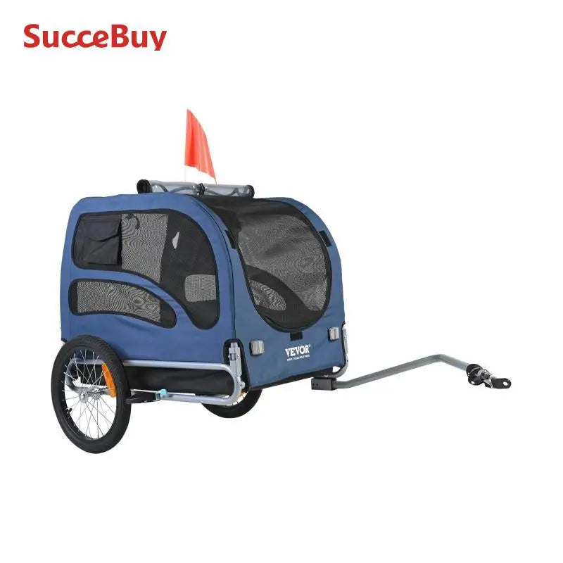 SucceBuy Pet Cart Bicycle Carrier Dog Bike Trailer
