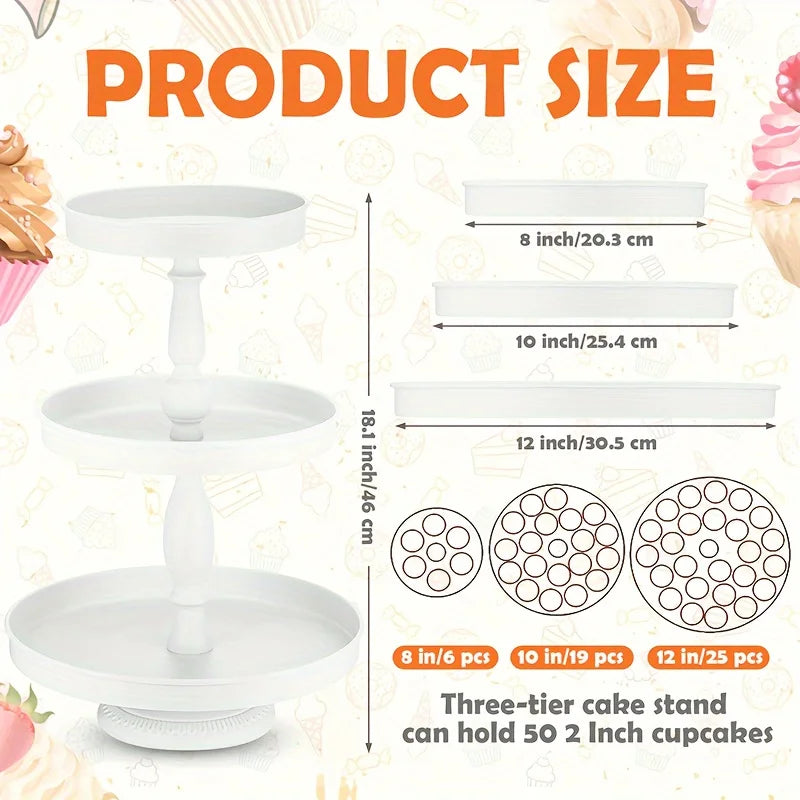 Guangdong Hign Concerned Chemical 3 Tier Cupcake Stand Pro