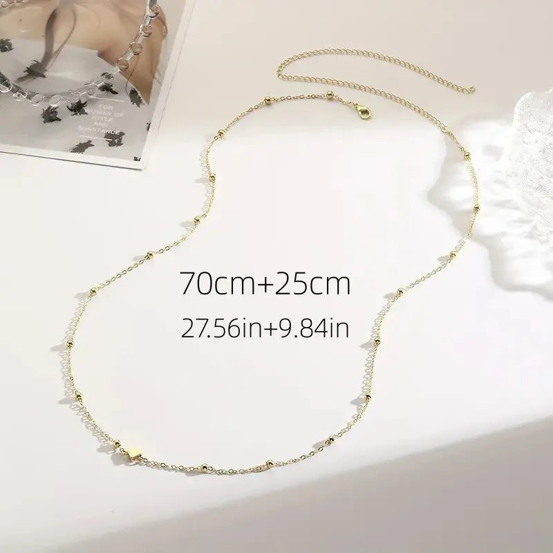Color Hip Hop Double Layer Belly Chain Women Jewelry Beach