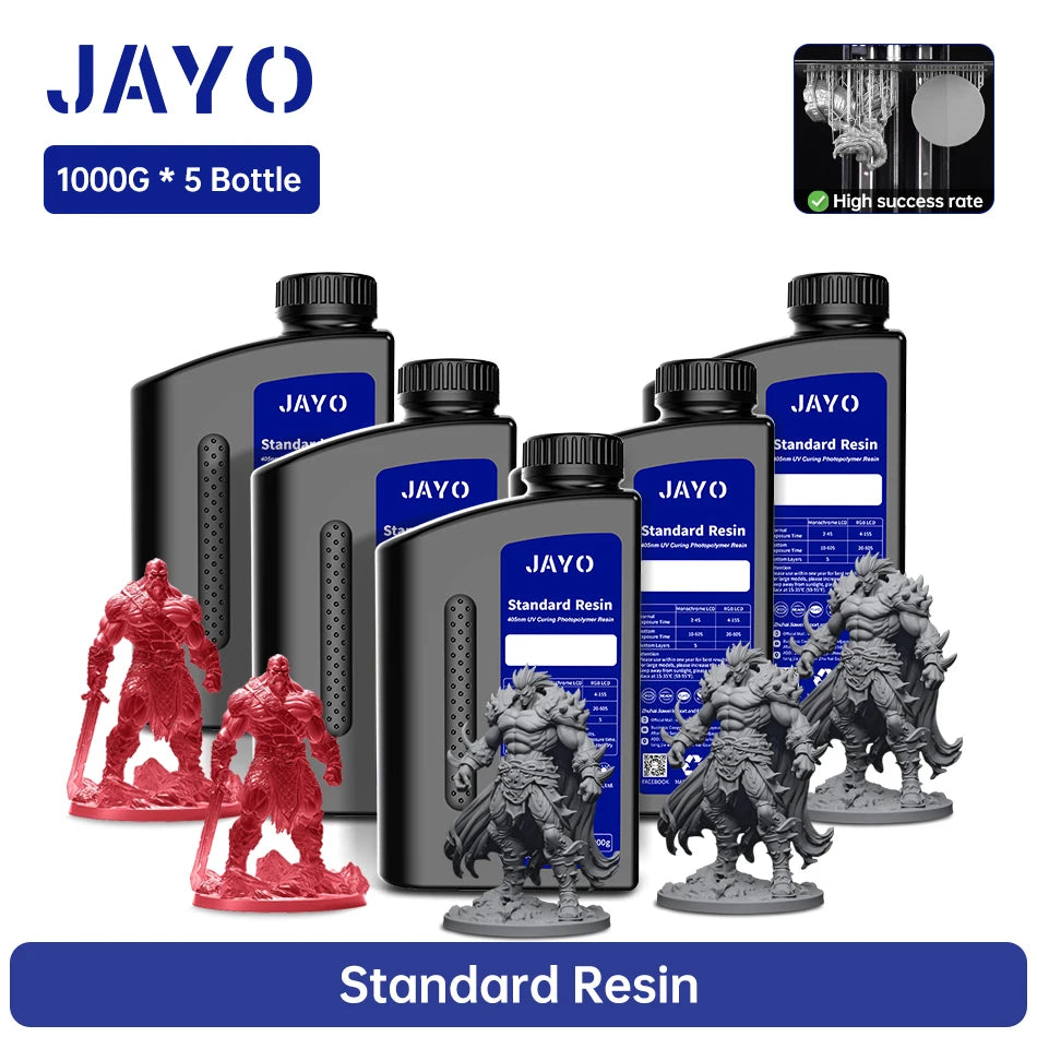 JAYO Standard Plus Toughness Resin for LCD 3D Printing