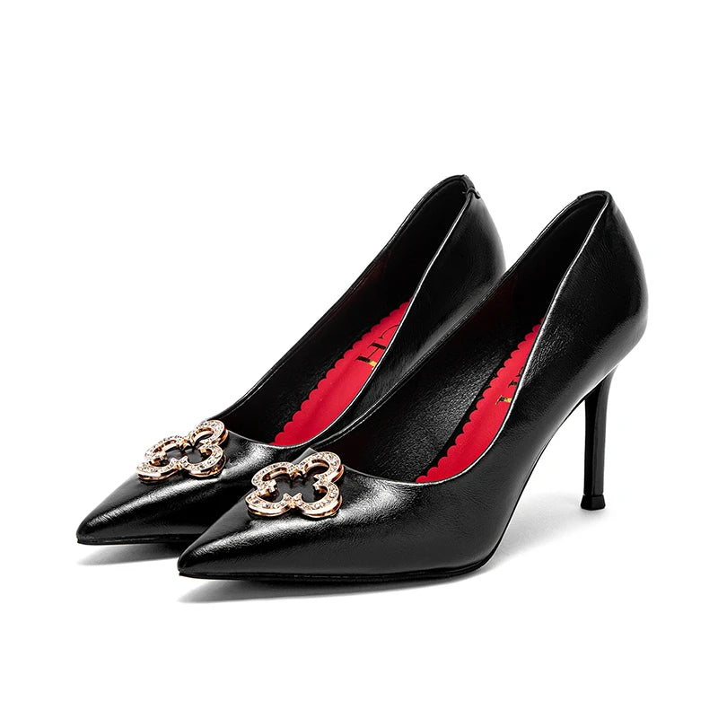 CHCH Pointed Toe Pumps for Women High Heels for Office and Party