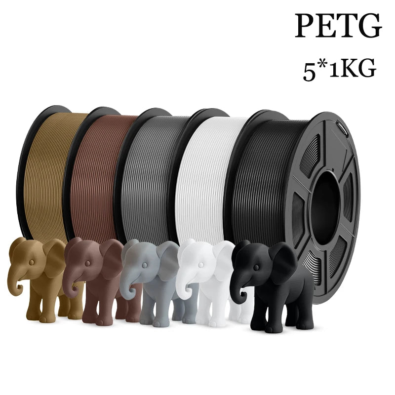 TECBEARS PETG Filament Set for 3D Printer Projects