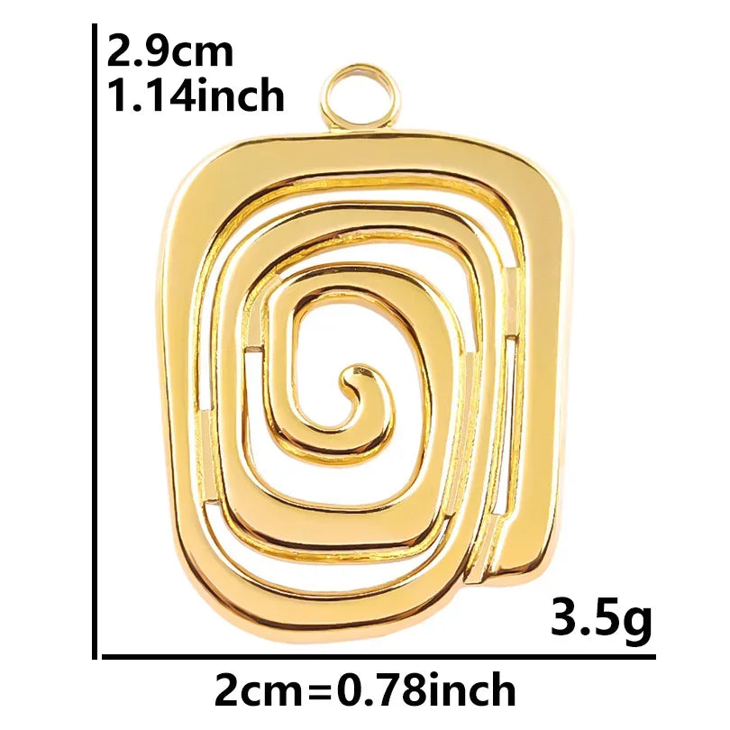 6Pcs GLOWCAT Real Gold Plated Ocean Charms Turtle Starfish