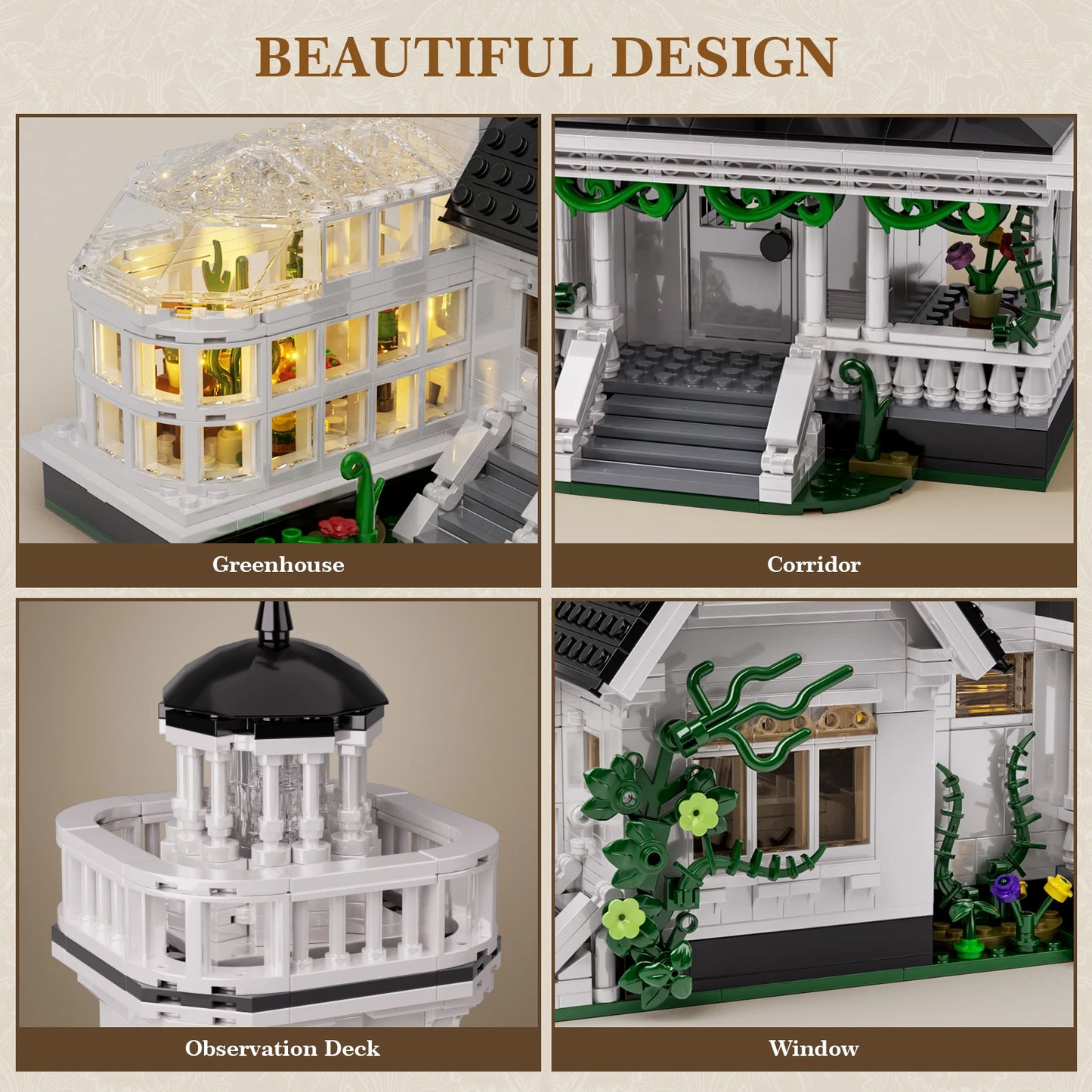 Owens Magic House Building Blocks Set Architecture Kit