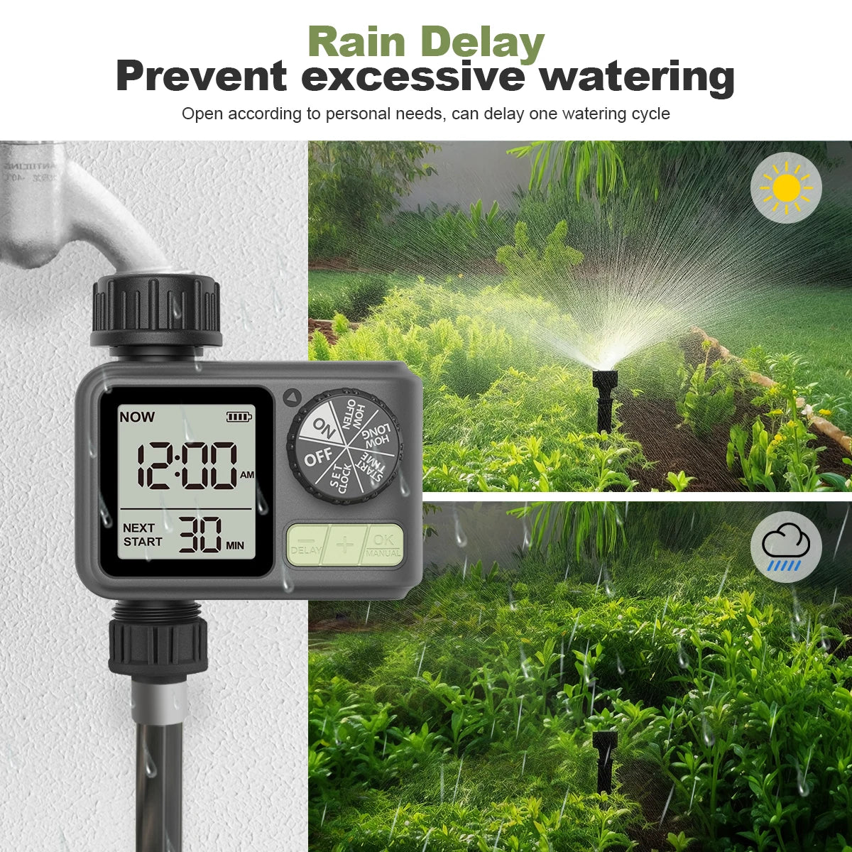 Eshico HCT M05 Automatic Water Timer Garden Sprinkler