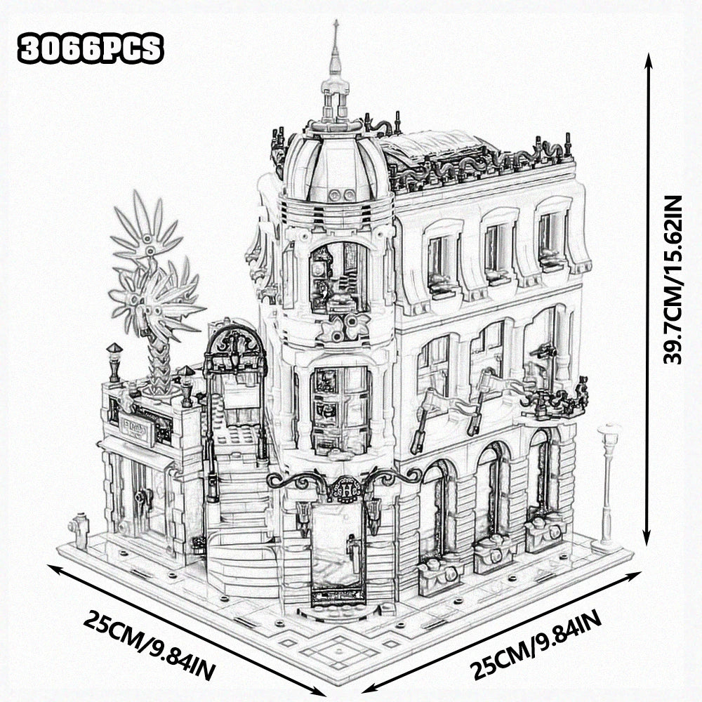 Guangdong TownHall TudorCorner BrickBank CafeCorner Blocks