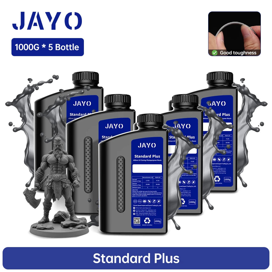 JAYO Standard Plus Toughness Resin for LCD 3D Printing