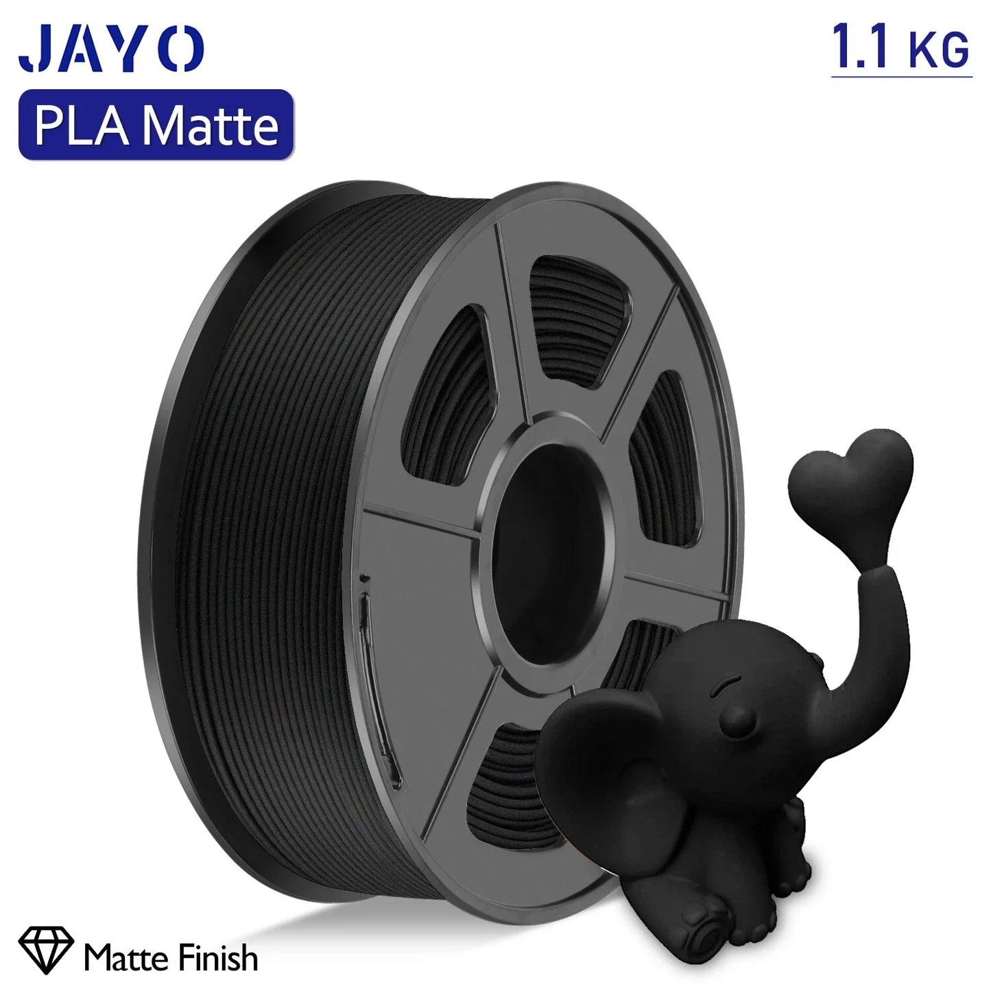 JAYO Matte PLA Filament For 3D Printing Superior Finish