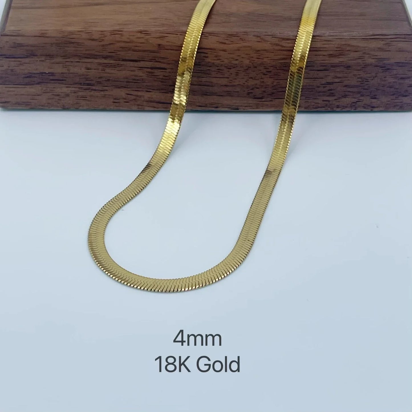 Unisex Minimalist Stainless Steel Snake Chain Necklace