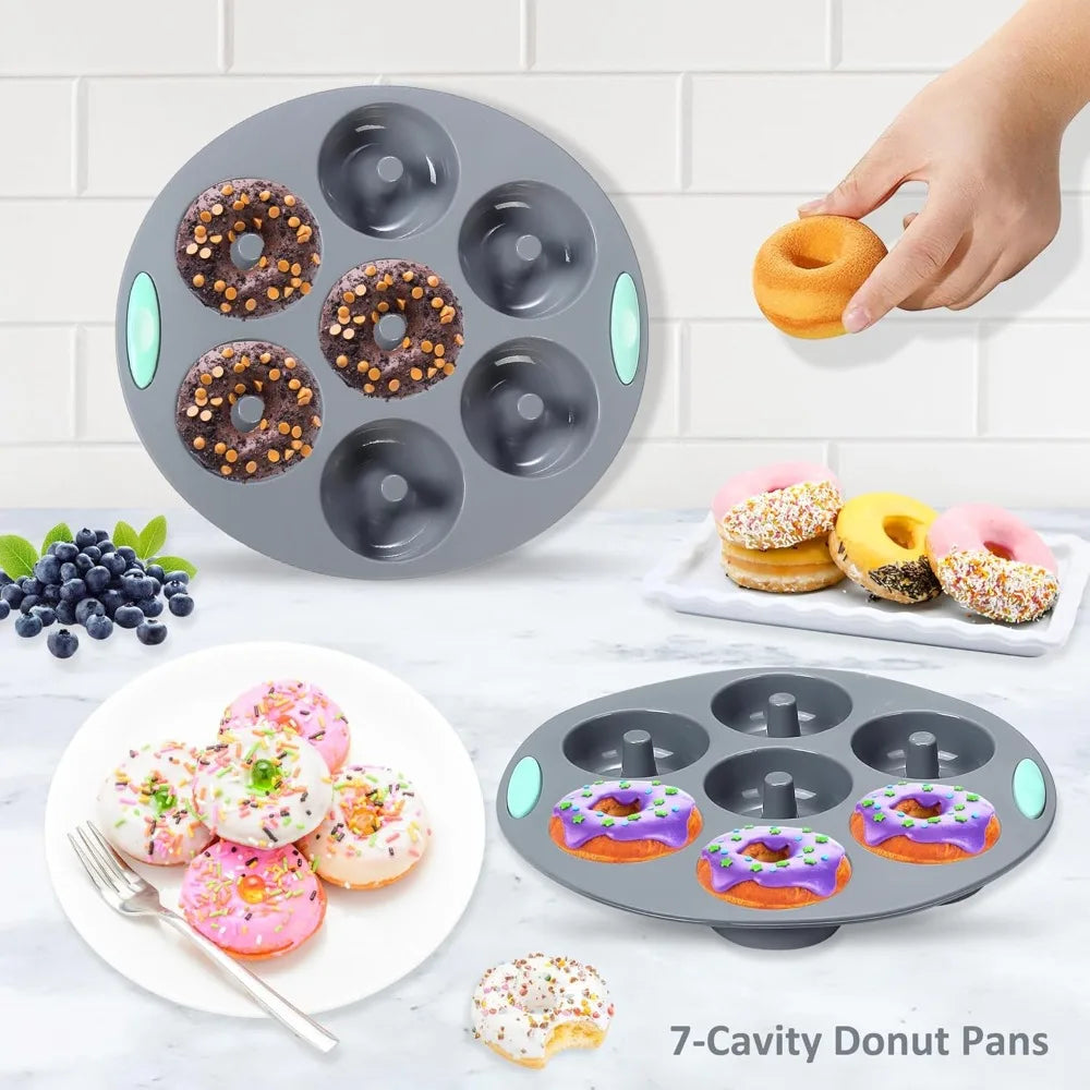 Silicone Baking Pans Set 54 Collection With Cake Molds Cups