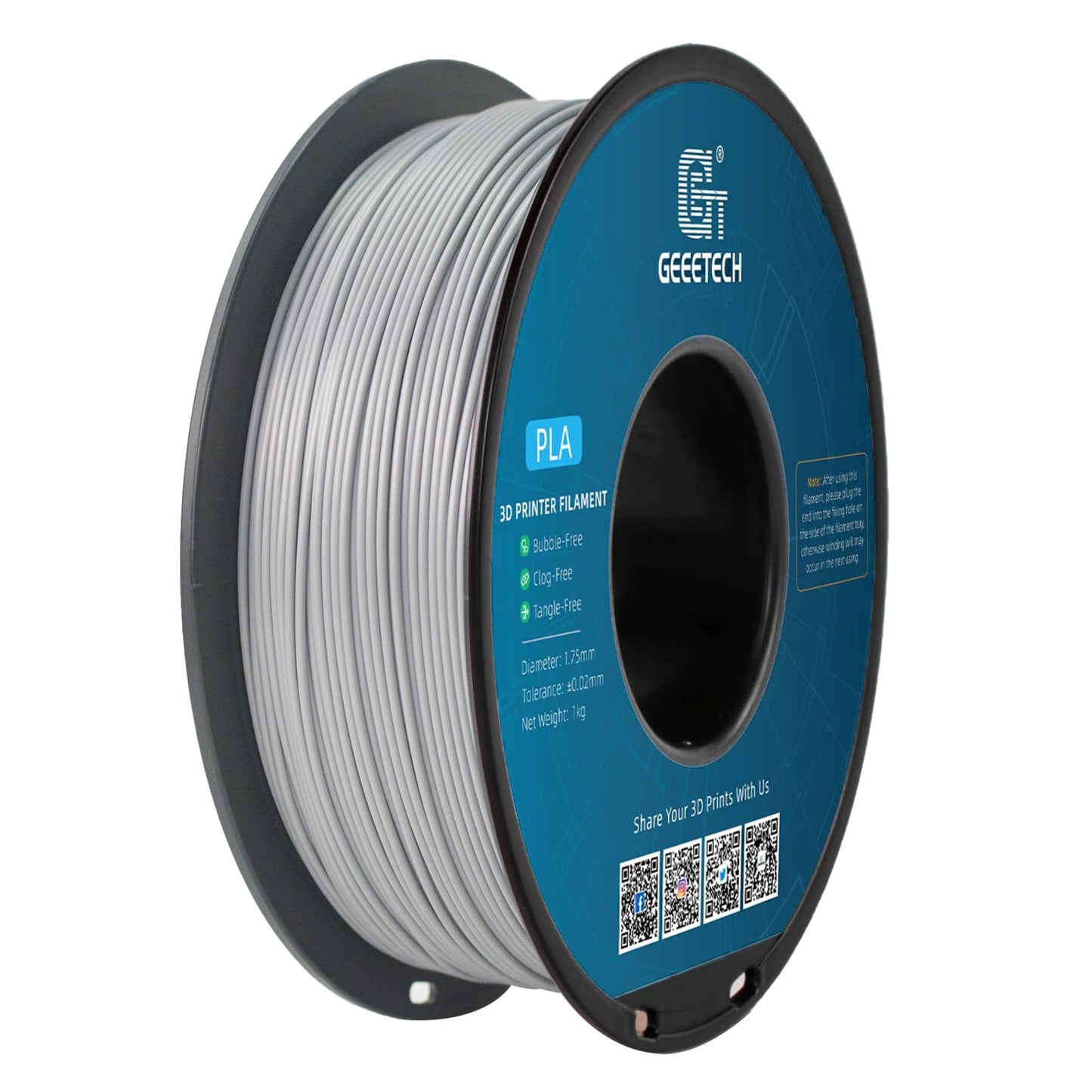 Geeetech Standard PLA Filament for 3D Printing Enthusiasts