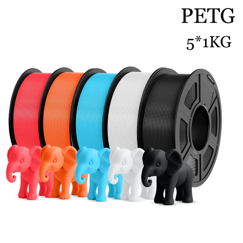 TECBEARS PETG Filament Set for 3D Printer Projects