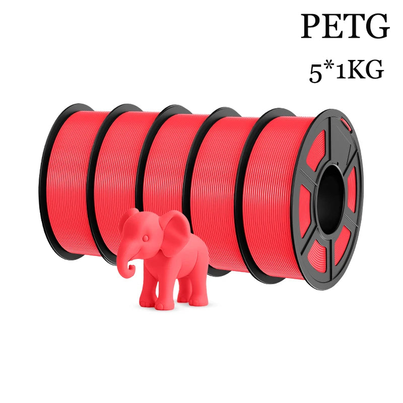 TECBEARS PETG Filament Set for 3D Printer Projects