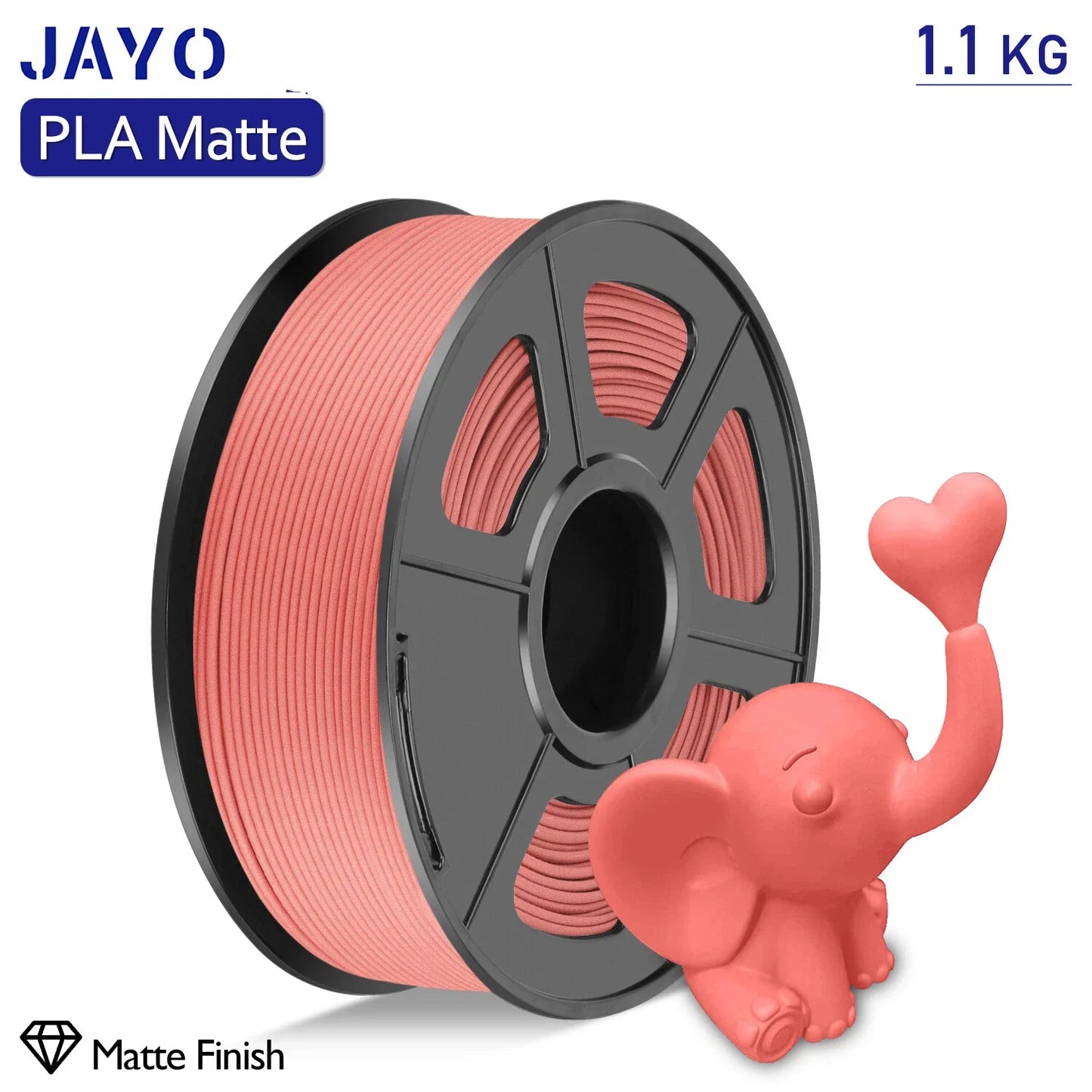 JAYO Matte PLA Filament For 3D Printing Superior Finish