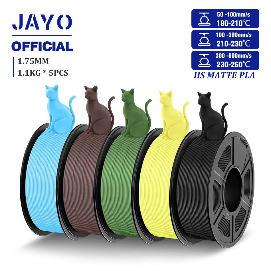 JAYO PLA Matte High Speed 3D Printer Filament Classic