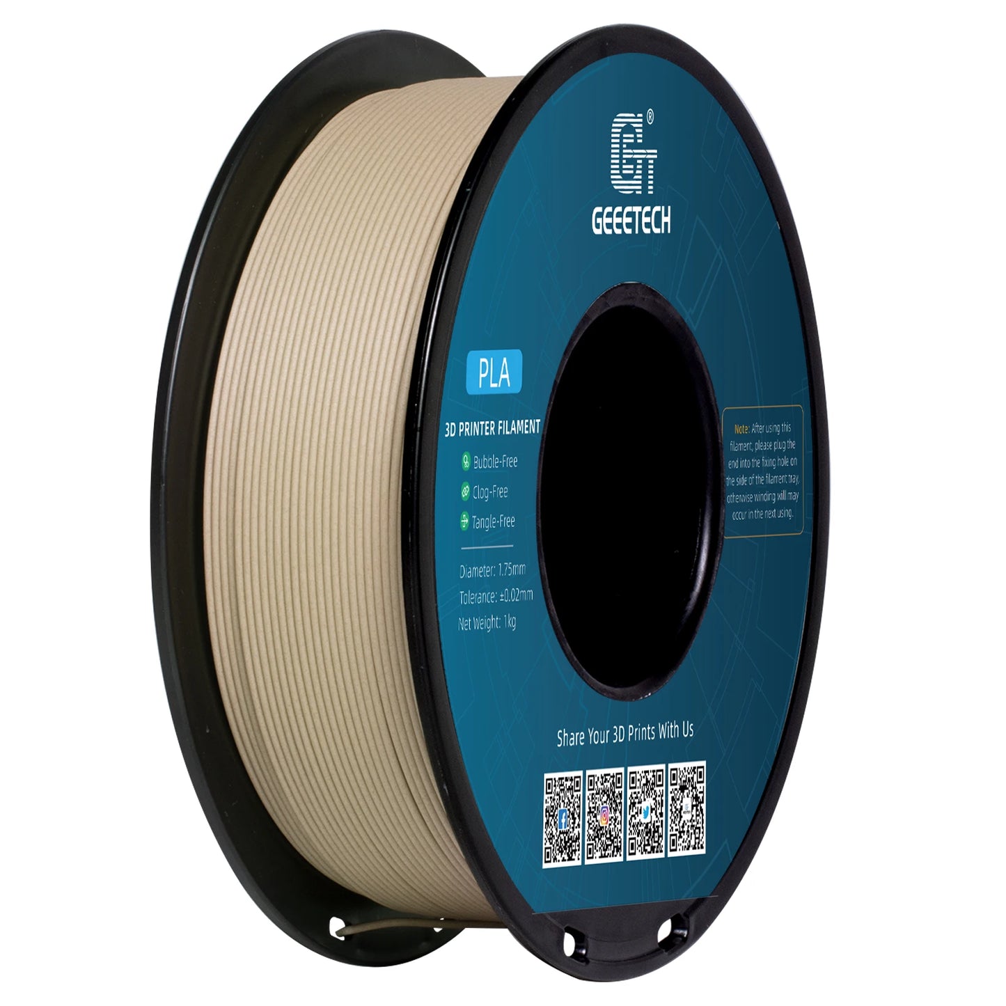 Geeetech Standard PLA Filament for 3D Printing Enthusiasts