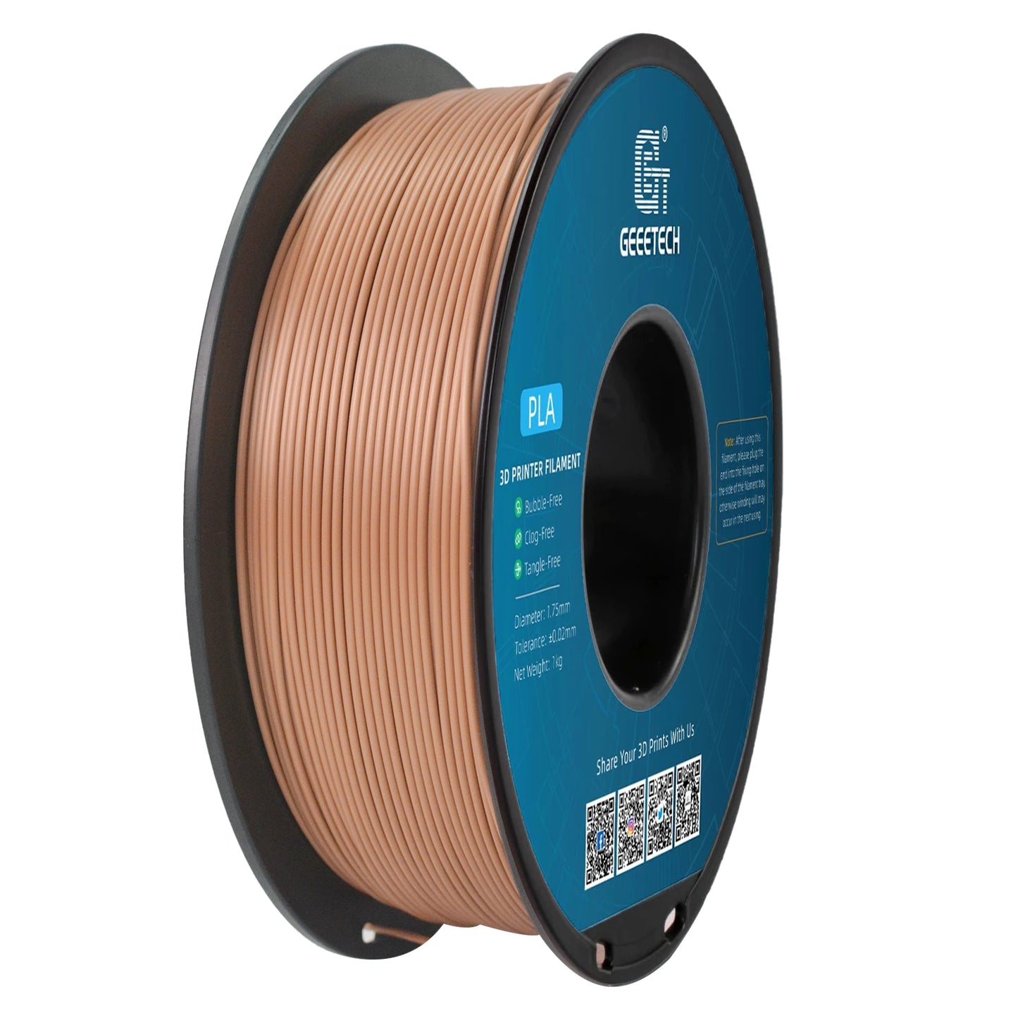 Geeetech Standard PLA Filament for 3D Printing Enthusiasts