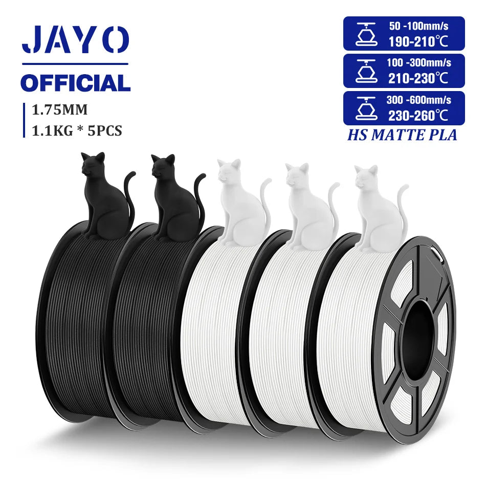 JAYO Matte PLA Filament For 3D Printing High Toughness