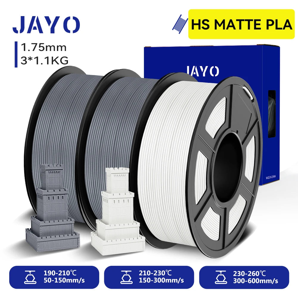 JAYO High Speed Matte PETG PLA Filament For Printing