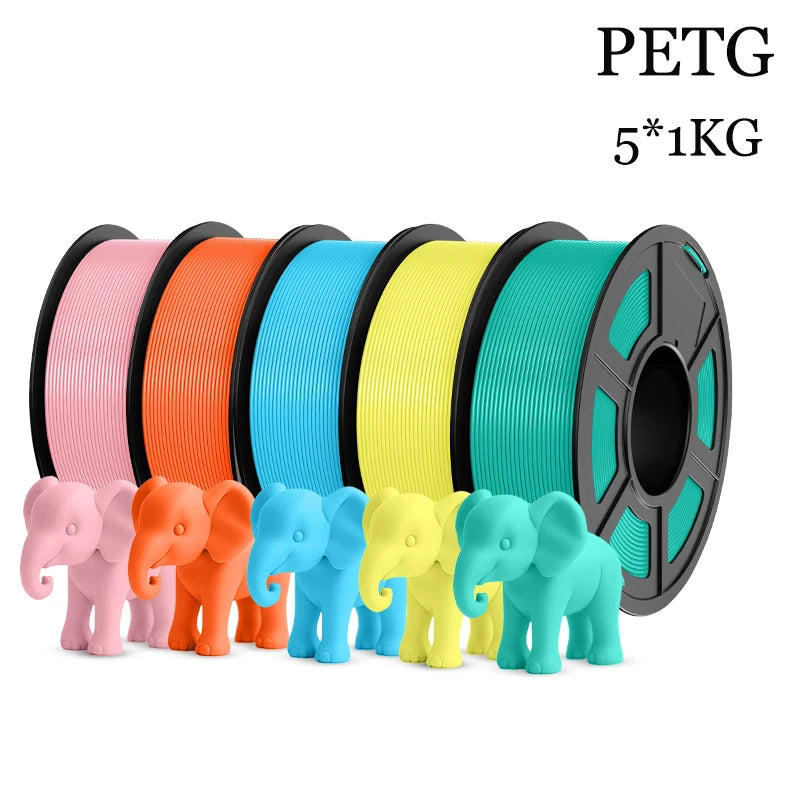 TECBEARS PETG Filament Set for 3D Printer Projects