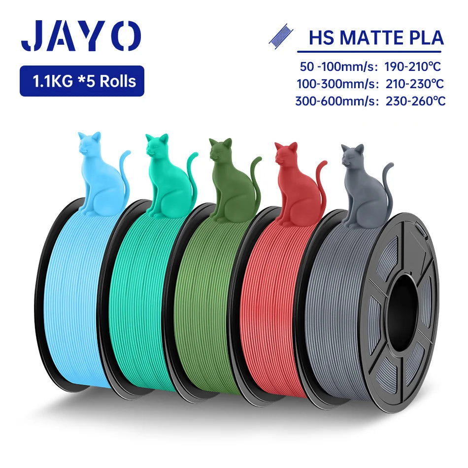 JAYO High Speed Matte PLA Filament For 3D Printing Pro