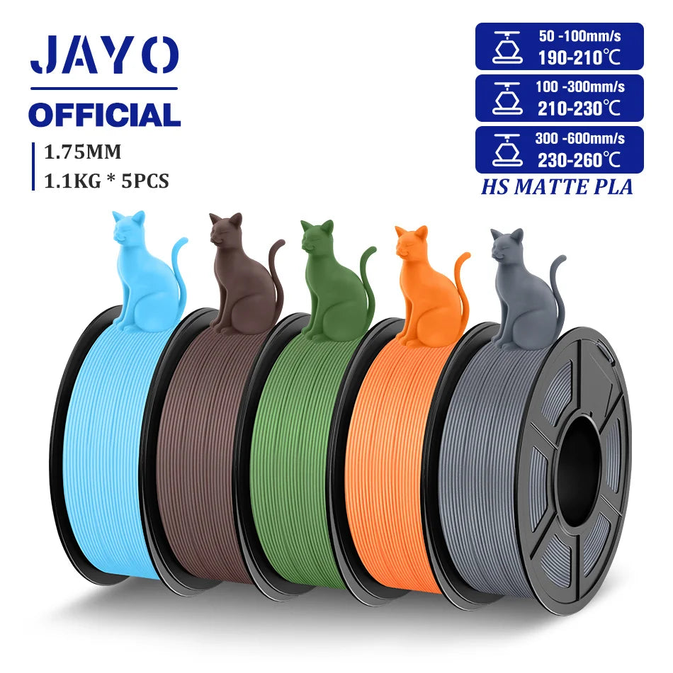 JAYO PLA Matte High Speed 3D Printer Filament Classic