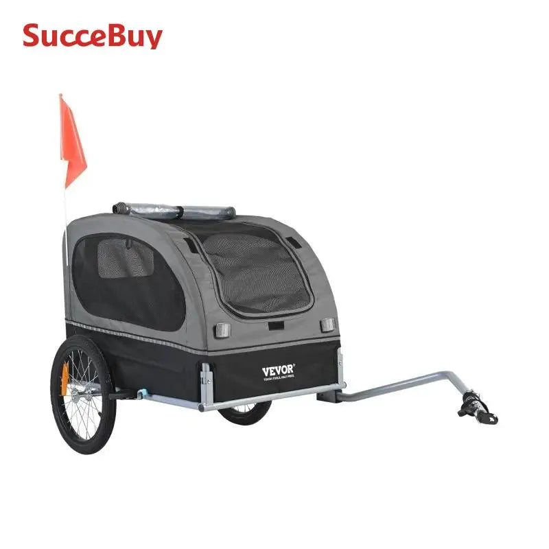 SucceBuy Dog Bike Trailer Carrier 88 Lbs Universal For Dogs